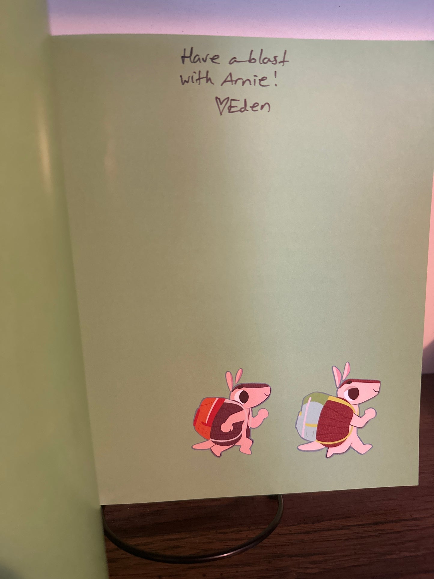 Arnie the Armadillo Goes Backpacking in Brazil