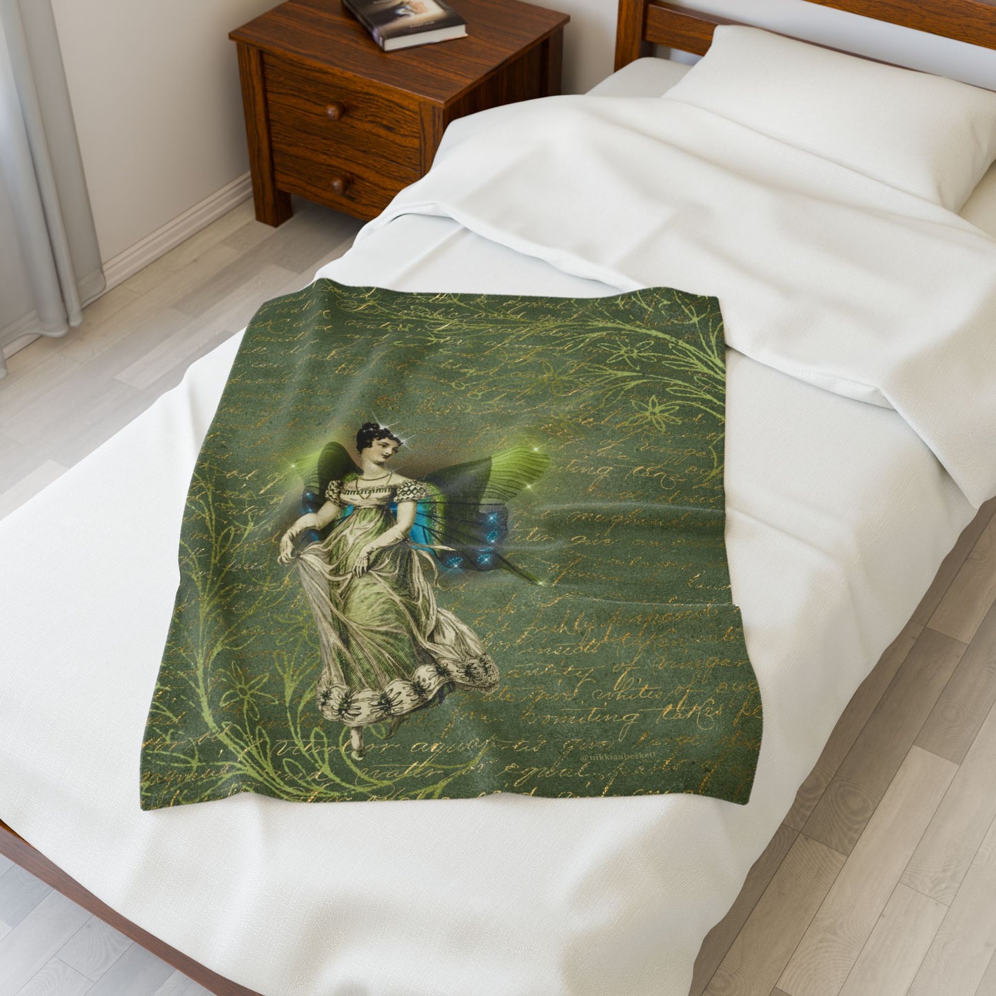 Enchanting Fairy Tale Velveteen Plush Blanket