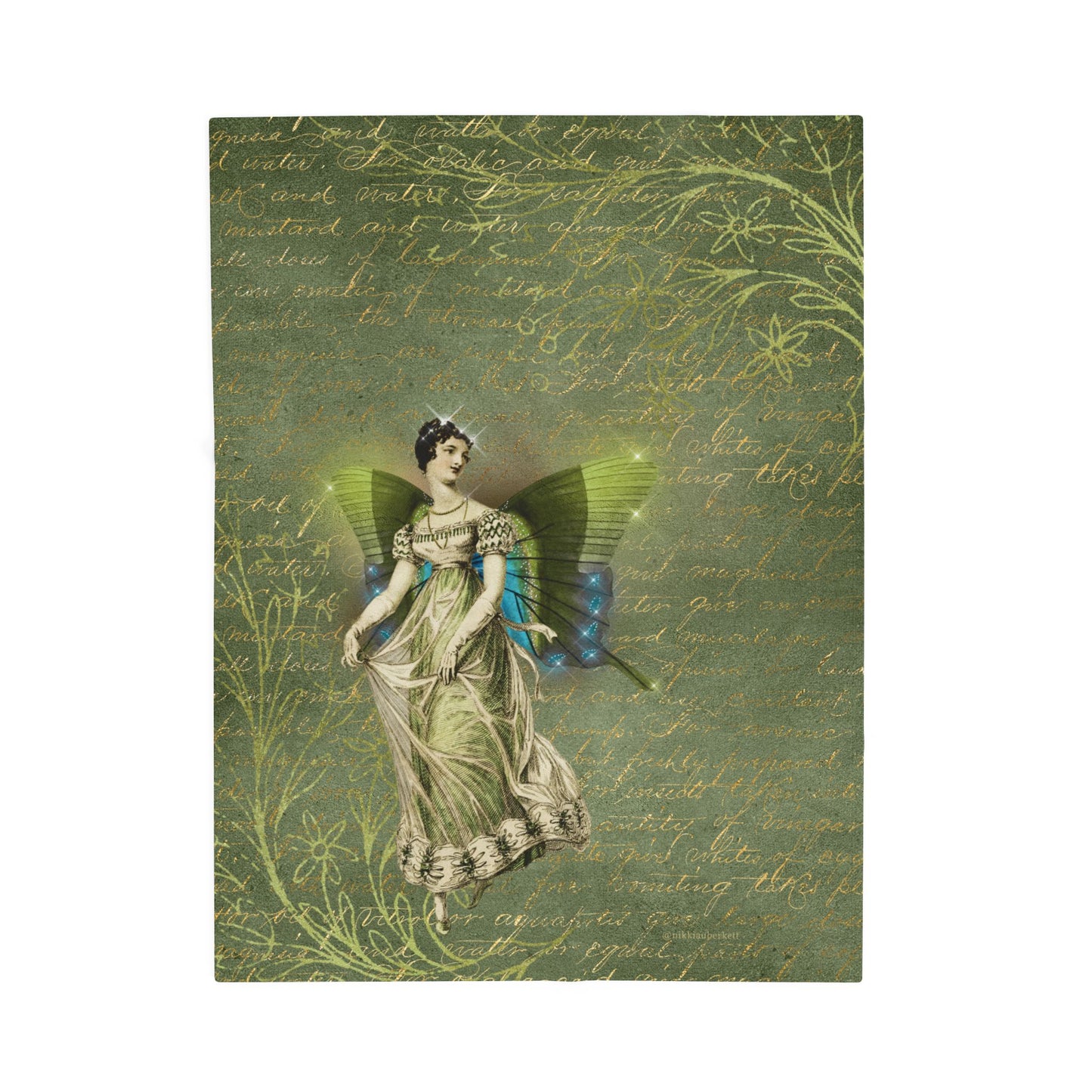 Enchanting Fairy Tale Velveteen Plush Blanket